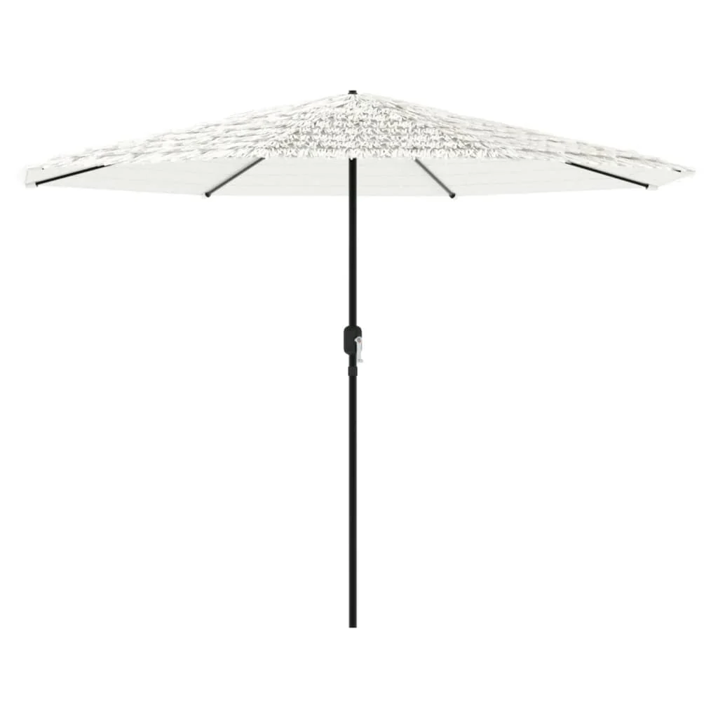 haveparasol med stålstang 388x388x248 cm hvid - Image 2