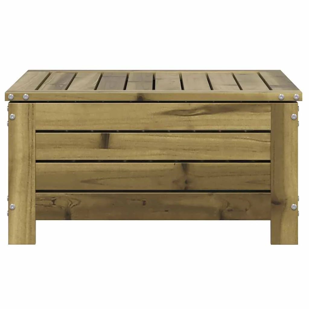 haveskammel 62x63,5x32 cm imprægneret fyrretræ - Image 5