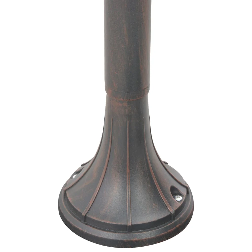 havestolpelampe E27 120 cm aluminium bronzefarvet - Image 6