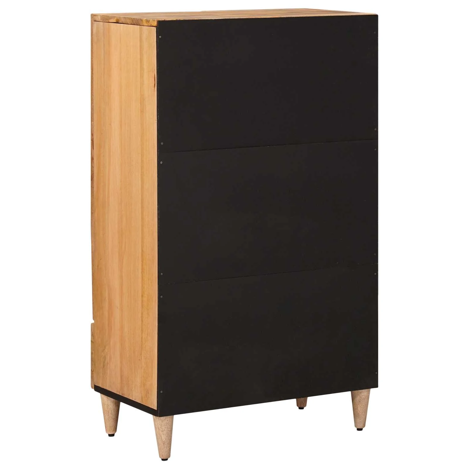 Highboard Naturfarvet 60 x 33,5 x 100 cm Massivt mangotræ - Image 5