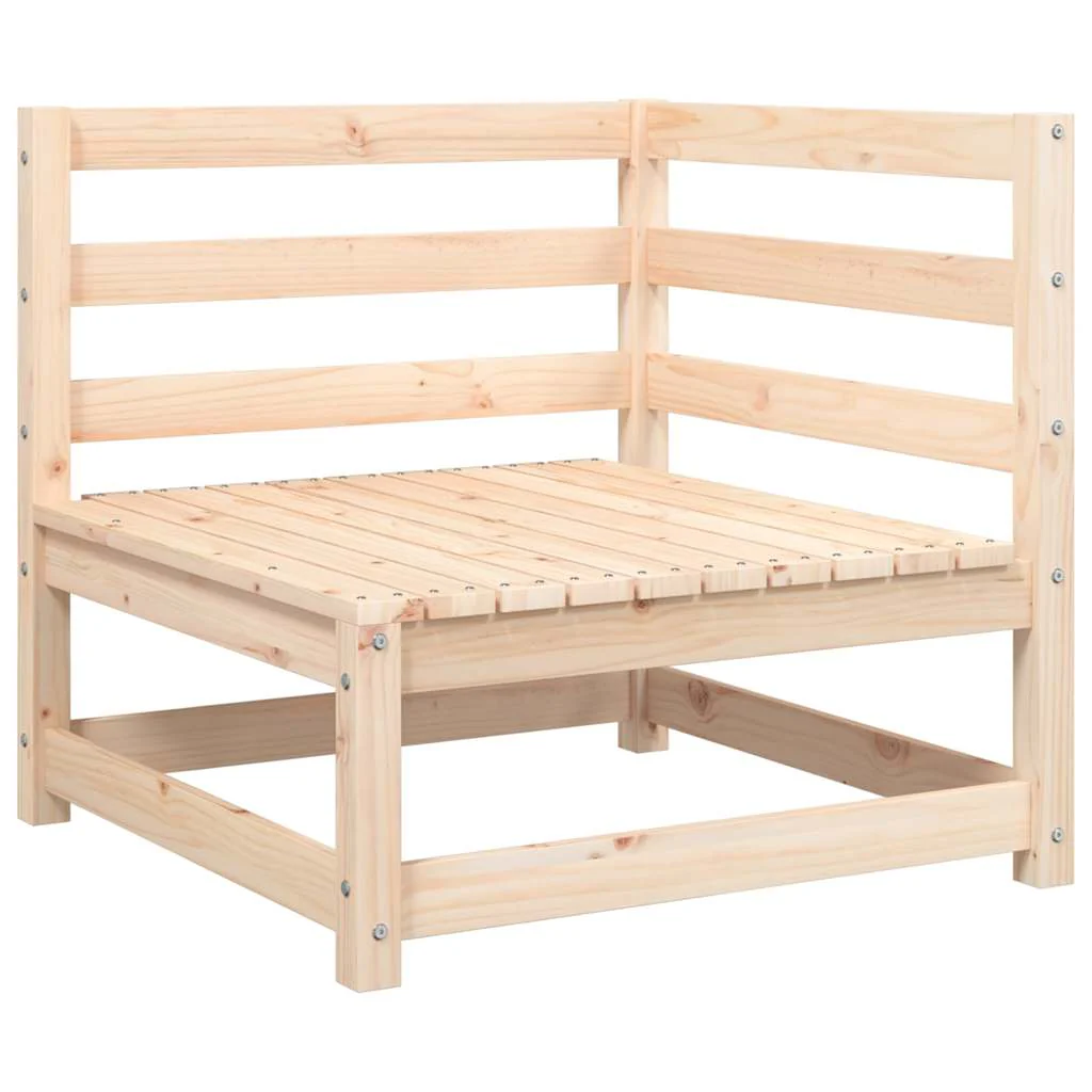 hjørnemodul med hynder massivt fyrretræ - Image 4