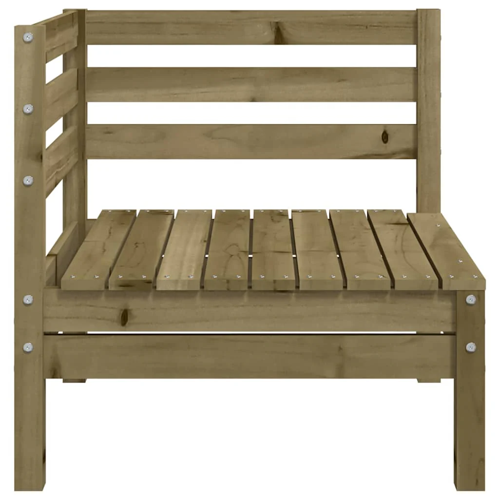 hjørnemodul til havesofa imprægneret fyrretræ - Image 5