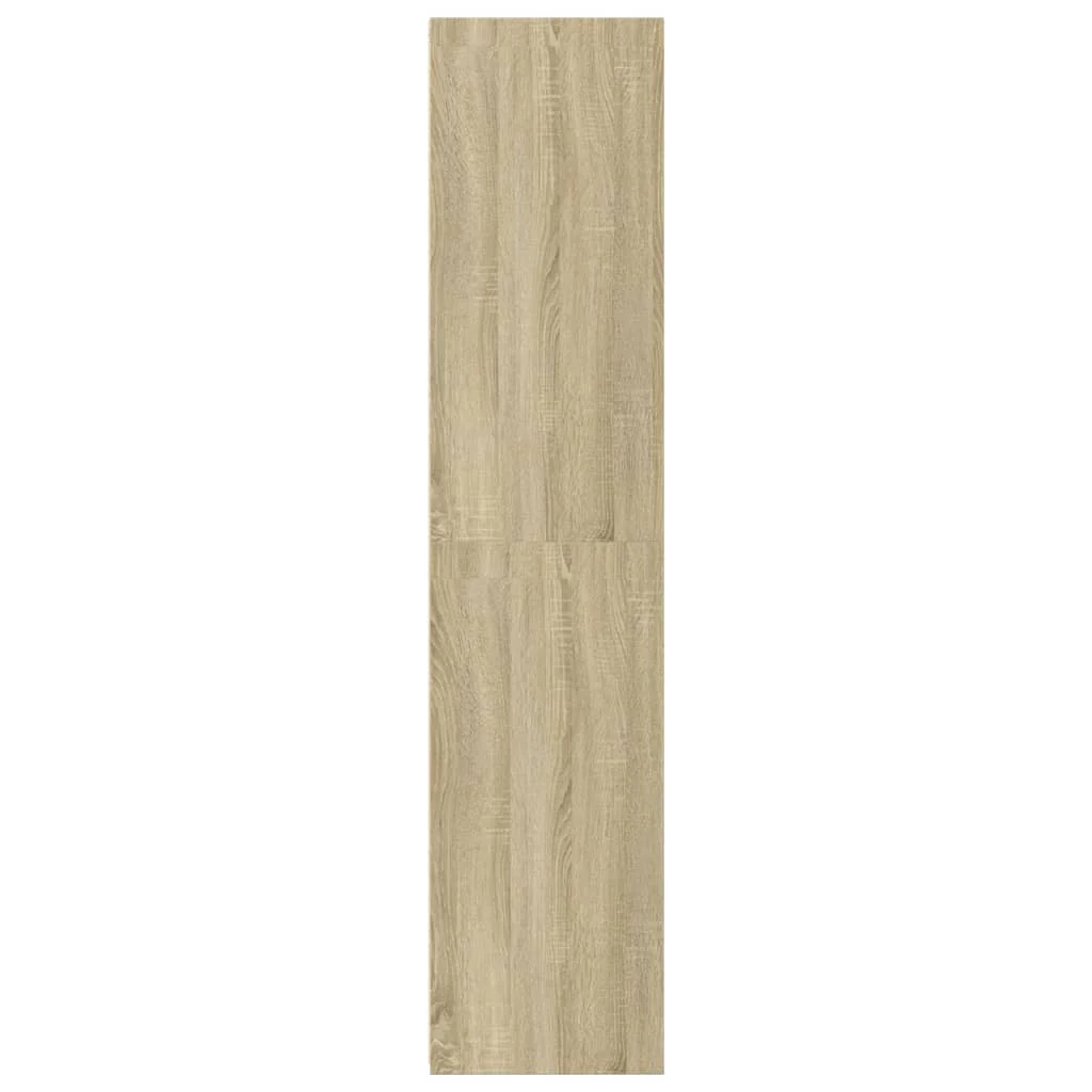 højskab 50x41x185 cm konstrueret træ sonoma-eg - Image 5