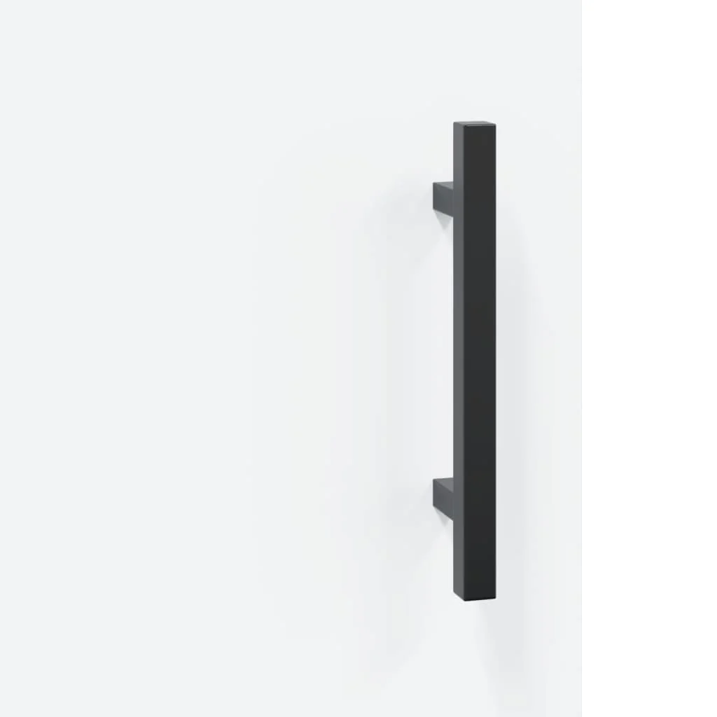 højskab 69,5x34x180 cm konstrueret træ hvid - Image 9