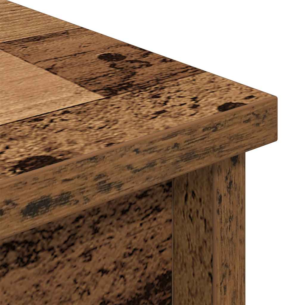 højskab 70x35x180 cm konstrueret træ gammelt træ-look - Image 8