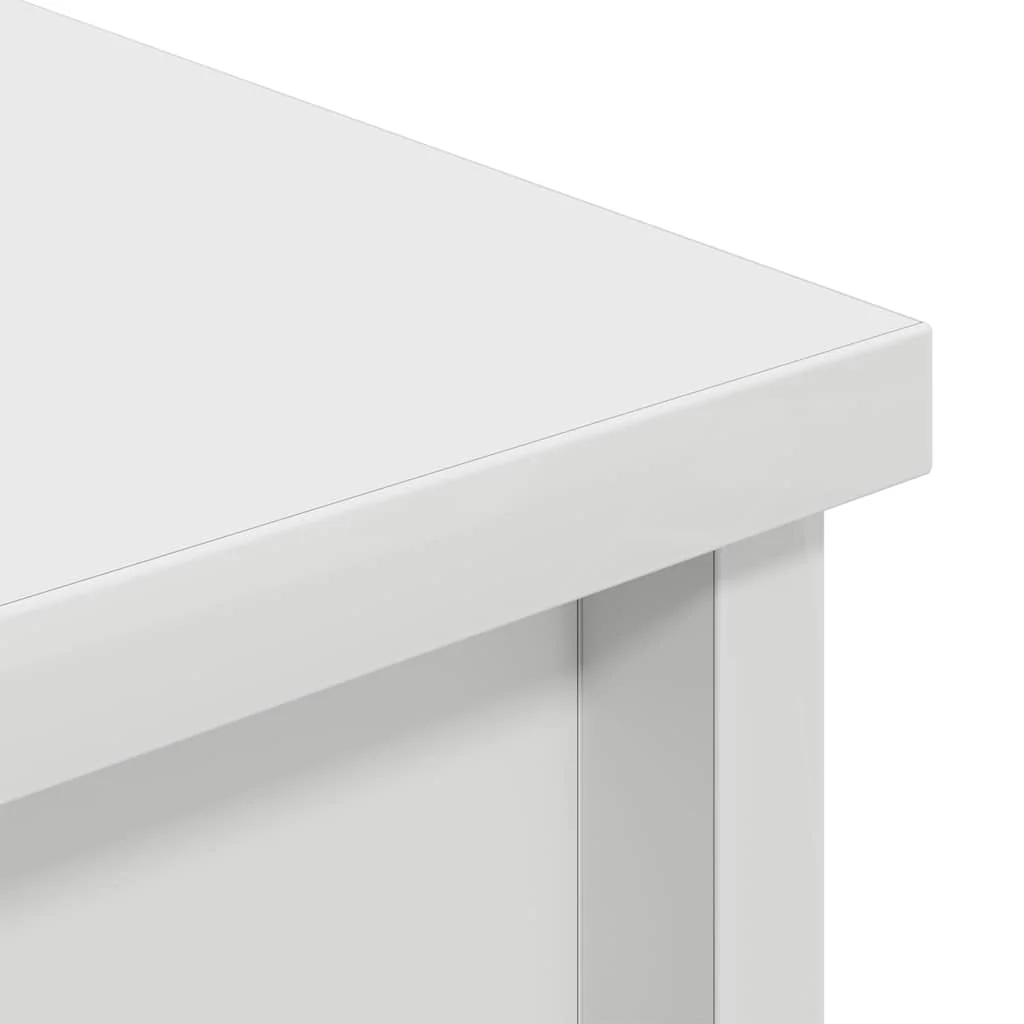 højskab 70x35x180 cm konstrueret træ hvid - Image 8
