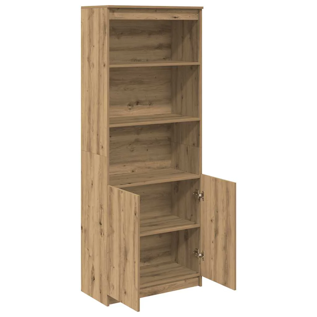 højskab 70x35x180 cm konstrueret træ kunsteg - Image 5