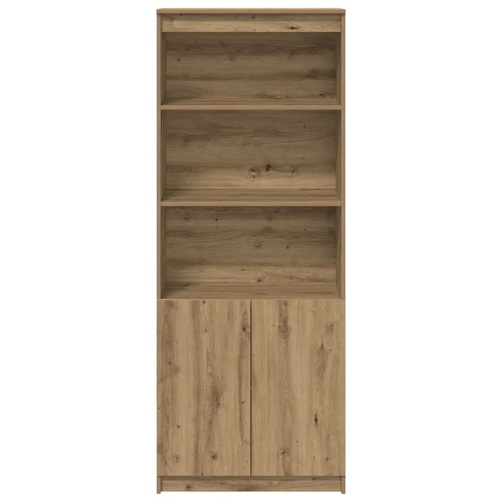 højskab 70x35x180 cm konstrueret træ kunsteg - Image 6