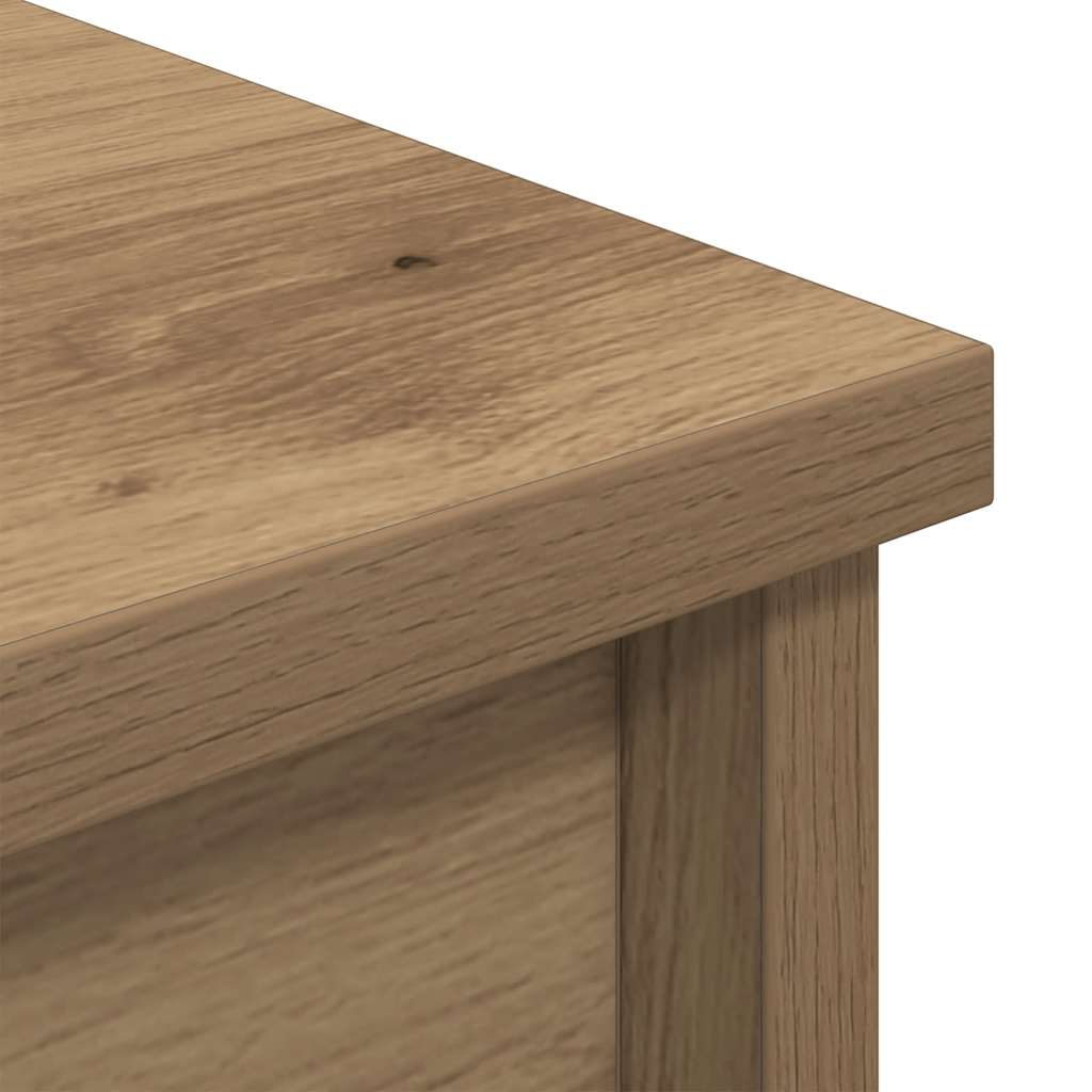 højskab 70x35x180 cm konstrueret træ kunsteg - Image 8