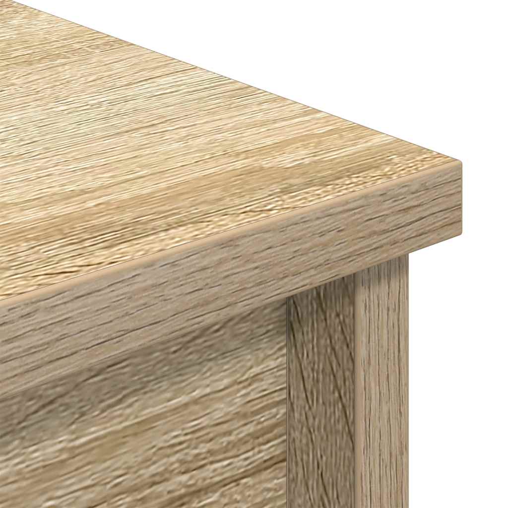 højskab 70x35x180 cm konstrueret træ sonoma-eg - Image 8