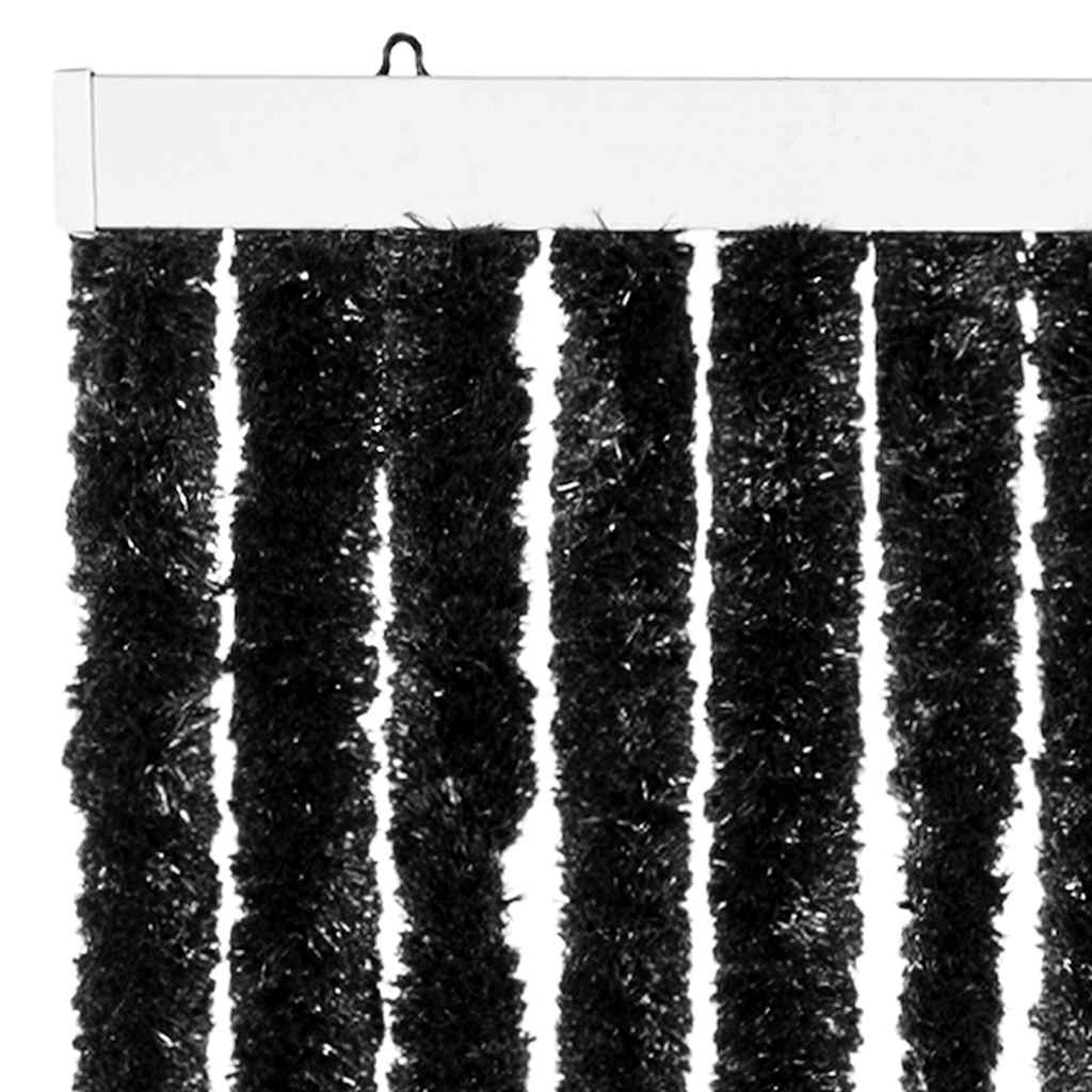 insektgardin 56x200 cm chenille antracitgrå - Image 4