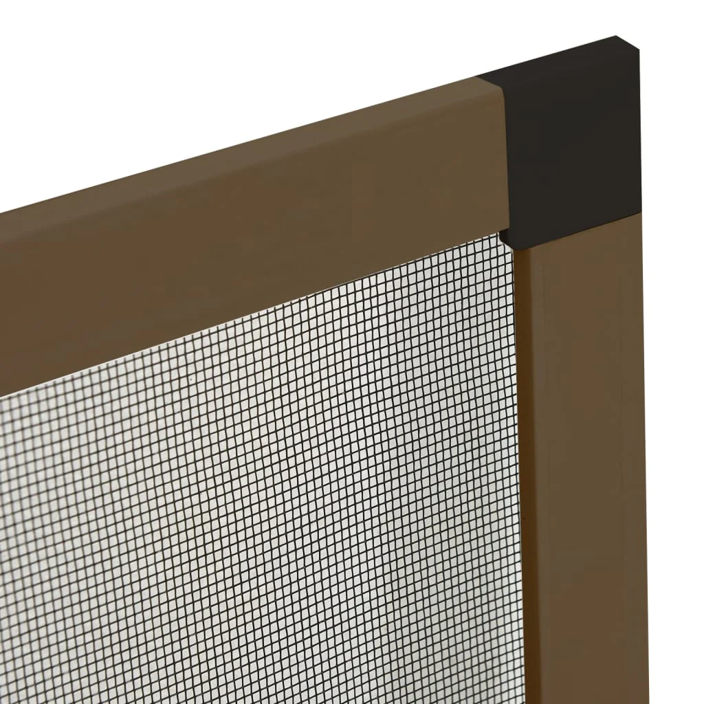 insektnet til vinduer 100x120 cm brun - Image 6