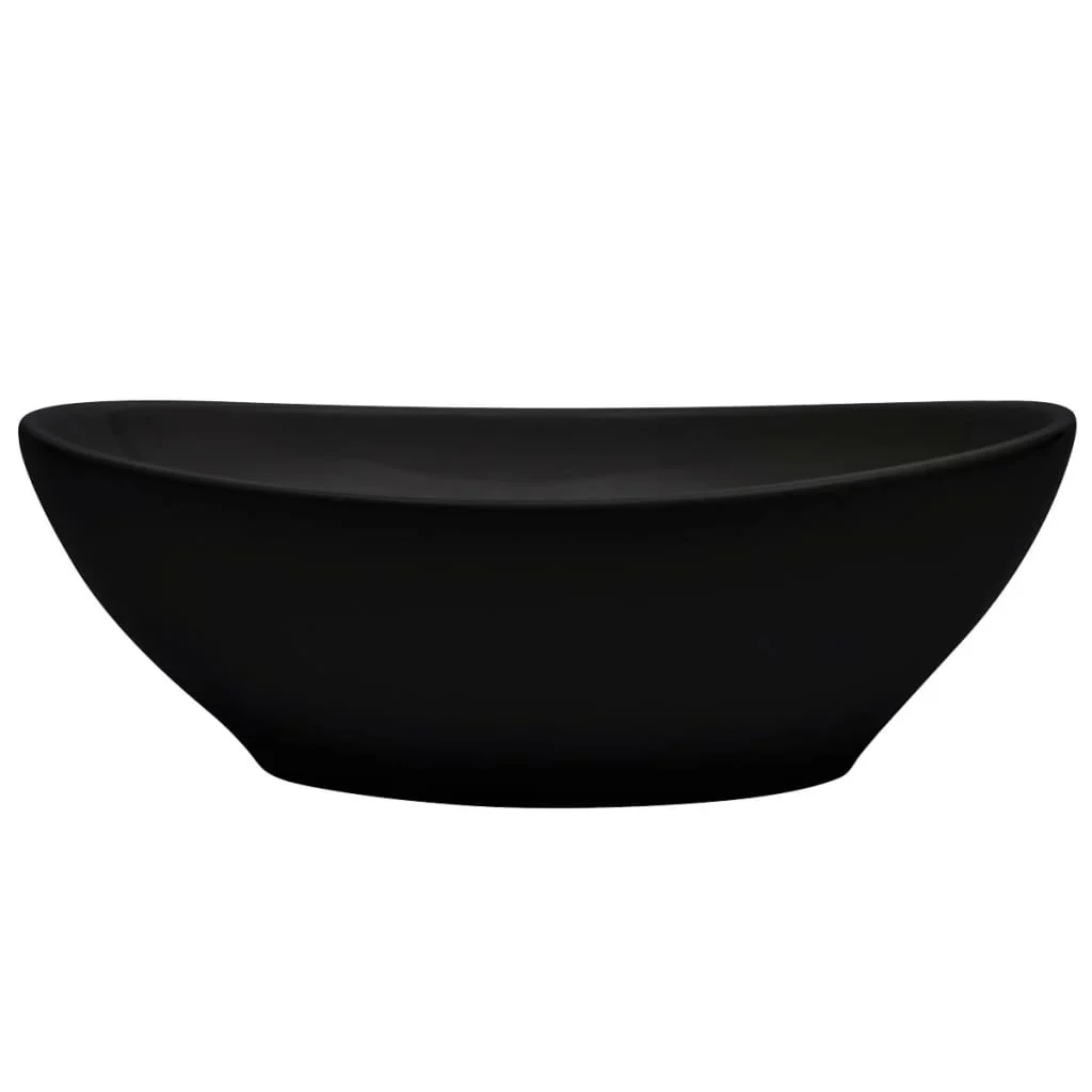 keramisk badeværelsesmøbelsæt 2 dele hvid - Image 6