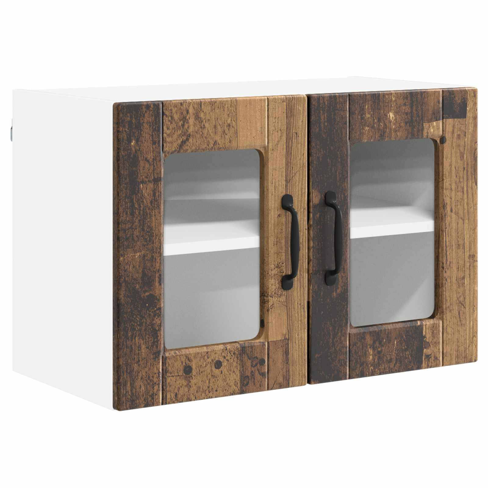 Køkkenskab 2 pcs Gammelt træ 60 x 31 x 40 cm Konstrueret træ - Image 5