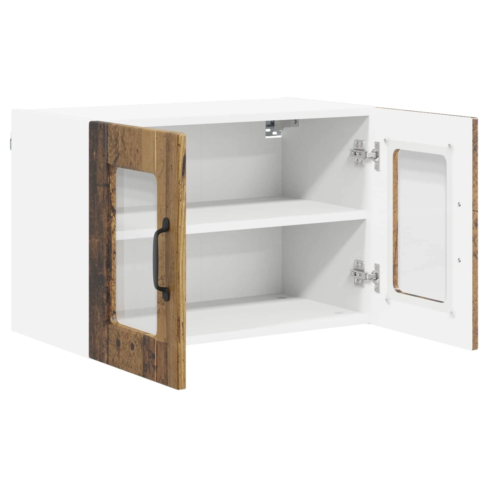 Køkkenskab 2 pcs Gammelt træ 60 x 31 x 40 cm Konstrueret træ - Image 6