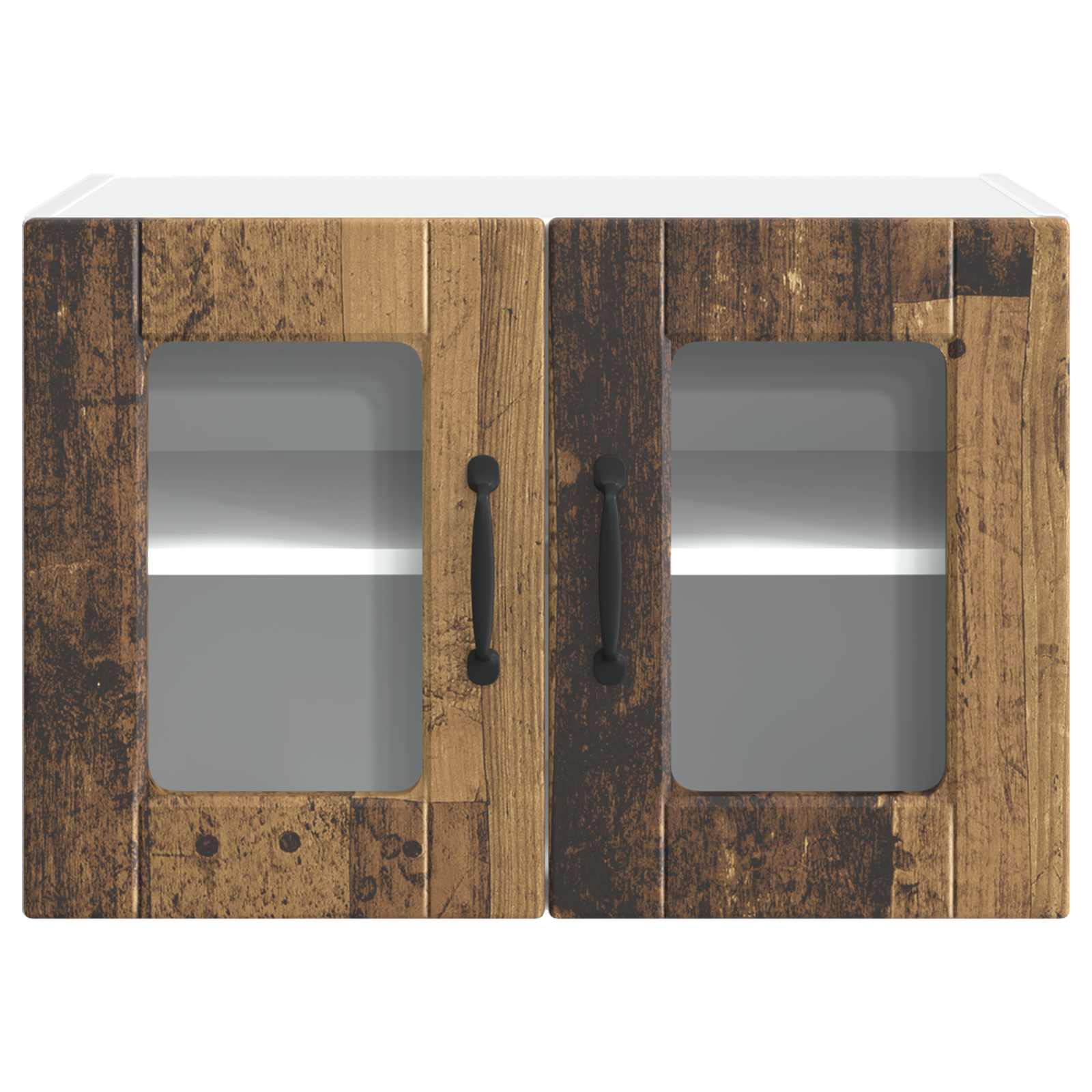 Køkkenskab 2 pcs Gammelt træ 60 x 31 x 40 cm Konstrueret træ - Image 7