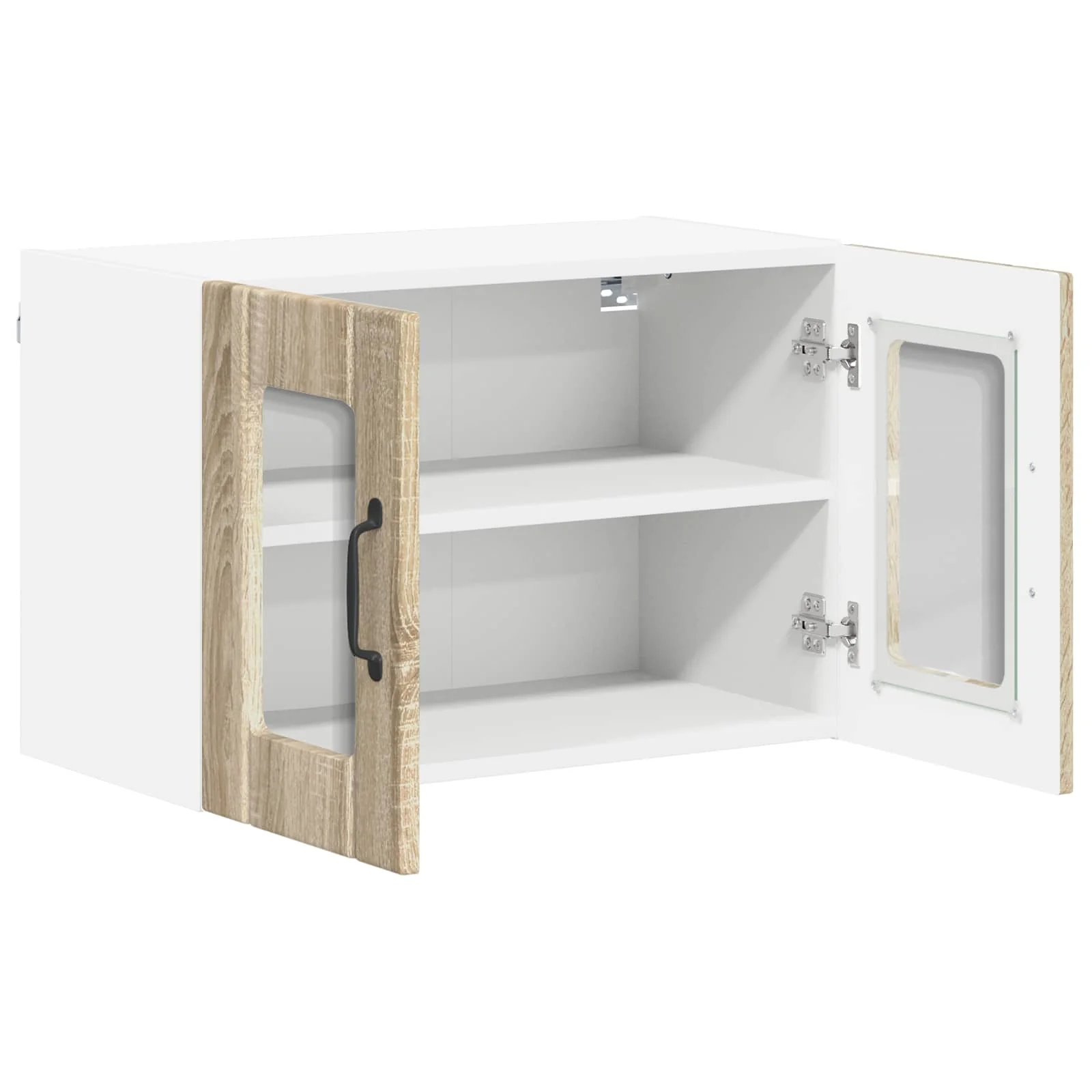 Køkkenskab 2 pcs Sonoma eg 60 x 31 x 40 cm Konstrueret træ - Image 6