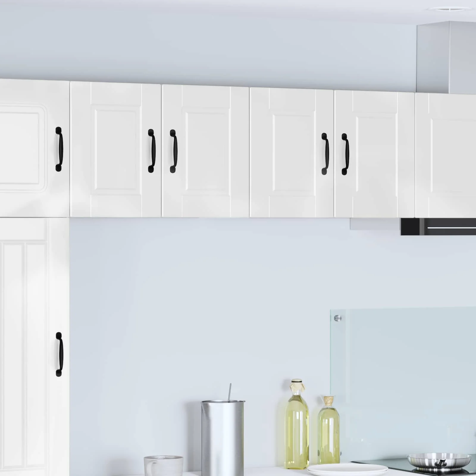 Køkkenskab Høj gloss hvid 60 x 31 x 40 cm Konstrueret træ