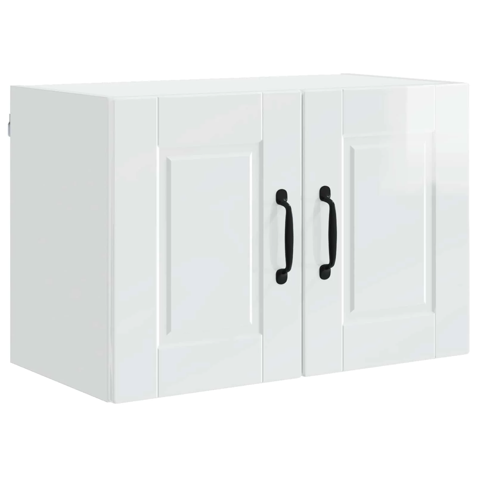 Køkkenskab Høj gloss hvid 60 x 31 x 40 cm Konstrueret træ - Image 2