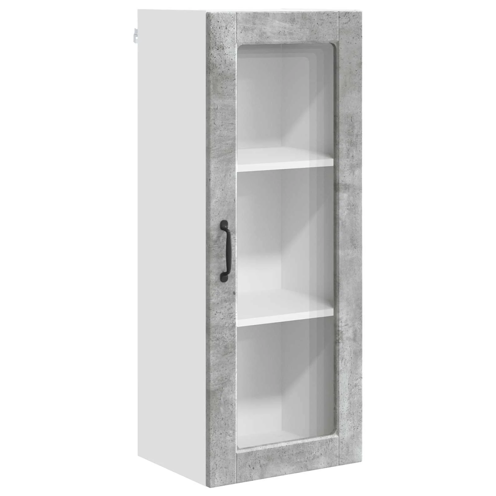 Køkkenskab med hylde Beton Grå 40 x 31 x 100 cm Konstrueret træ - Image 2