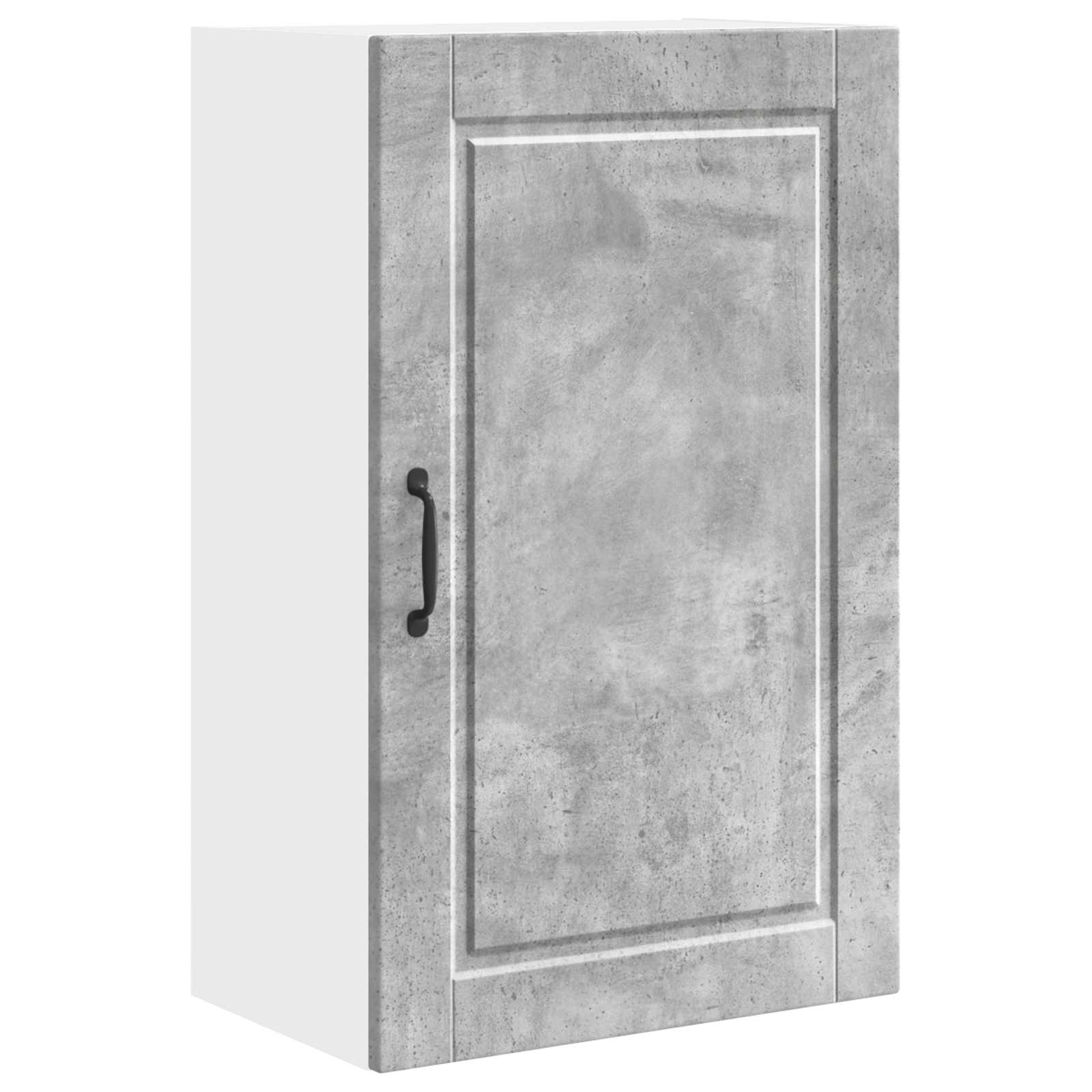 Køkkenskab med hylde Beton Grå 50 x 31 x 80 cm Konstrueret træ - Image 2