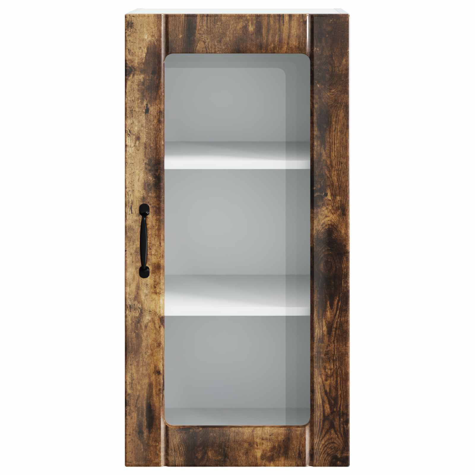 Køkkenskab med hylde Røget eg 40 x 31 x 80 cm Konstrueret træ - Image 6