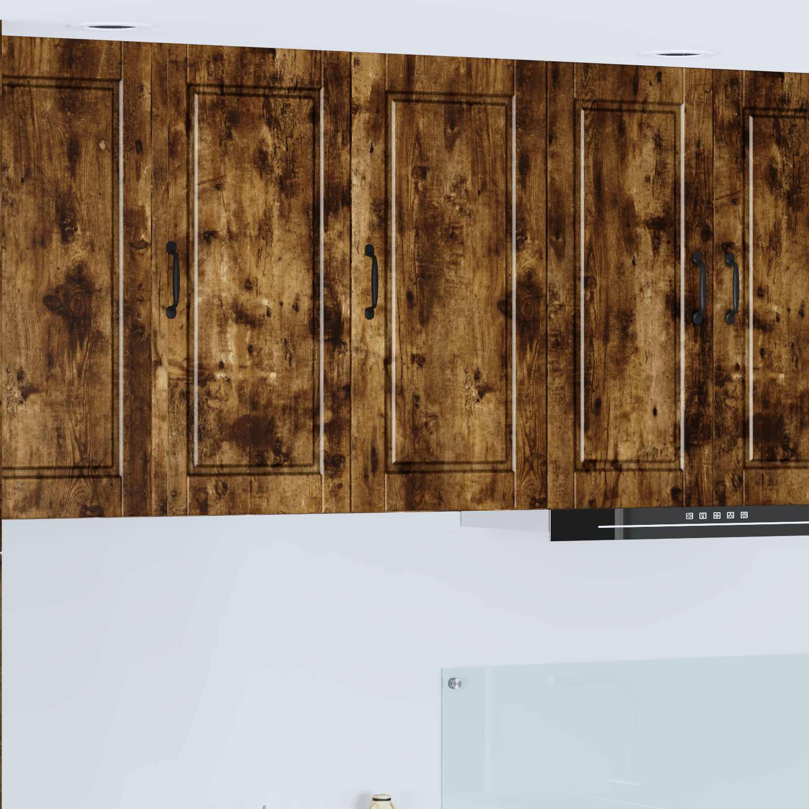 Køkkenskab med hylde Røget eg 40 x 31 x 80 cm Konstrueret træ
