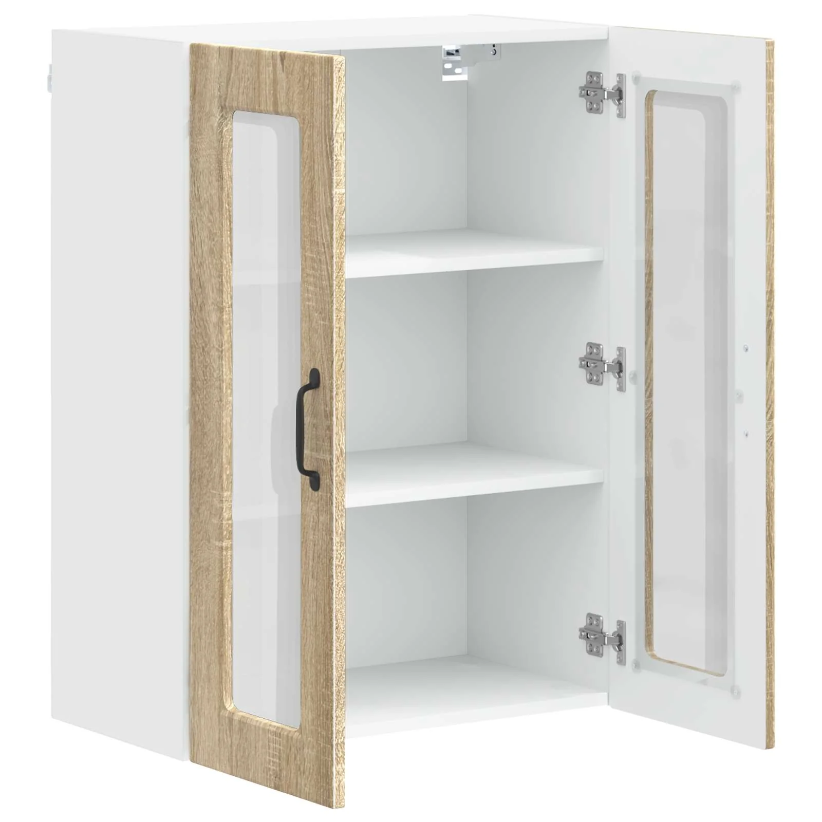 Køkkenskab med hylde Sonoma eg 60 x 31 x 80 cm Konstrueret træ - Image 5