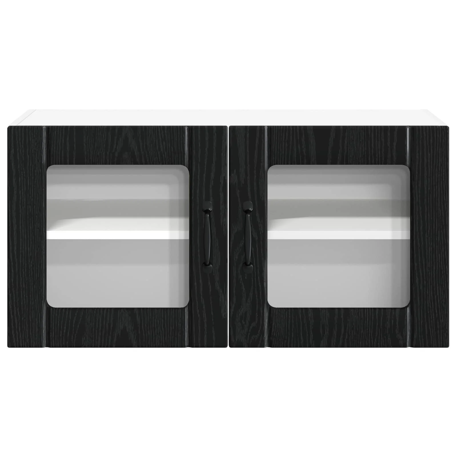 Køkkenskab Sort eg 80 x 31 x 40 cm Konstrueret træ - Image 6