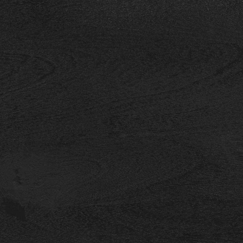 kommode 90x34x80 cm konstrueret træ sort - Image 9