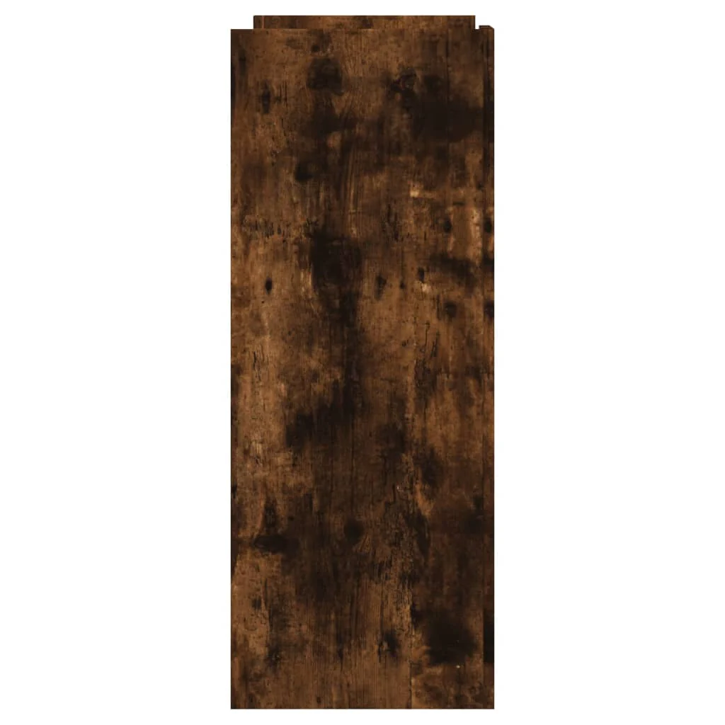 konsolbord 100x35x90 cm konstrueret træ røget egetræsfarve - Image 5