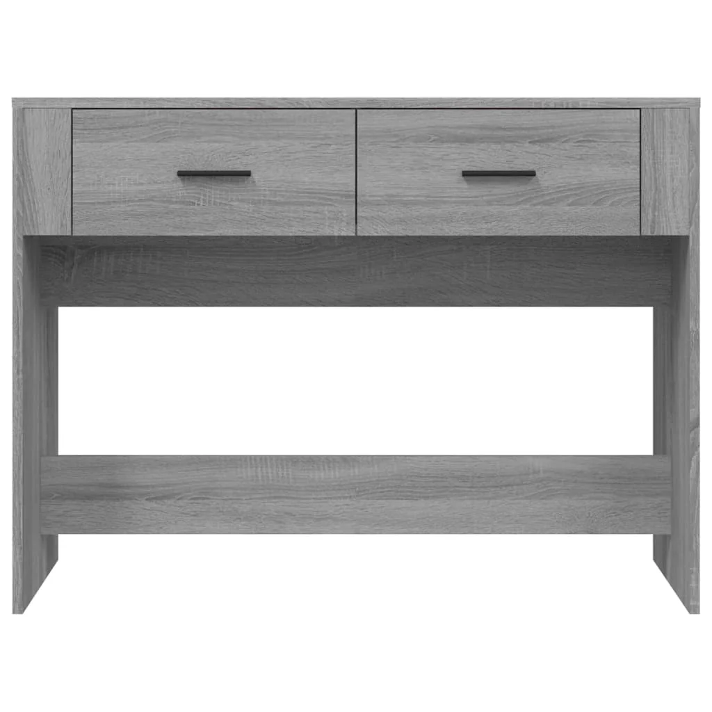konsolbord 100x39x75 cm konstrueret træ Grå sonoma-eg - Image 6