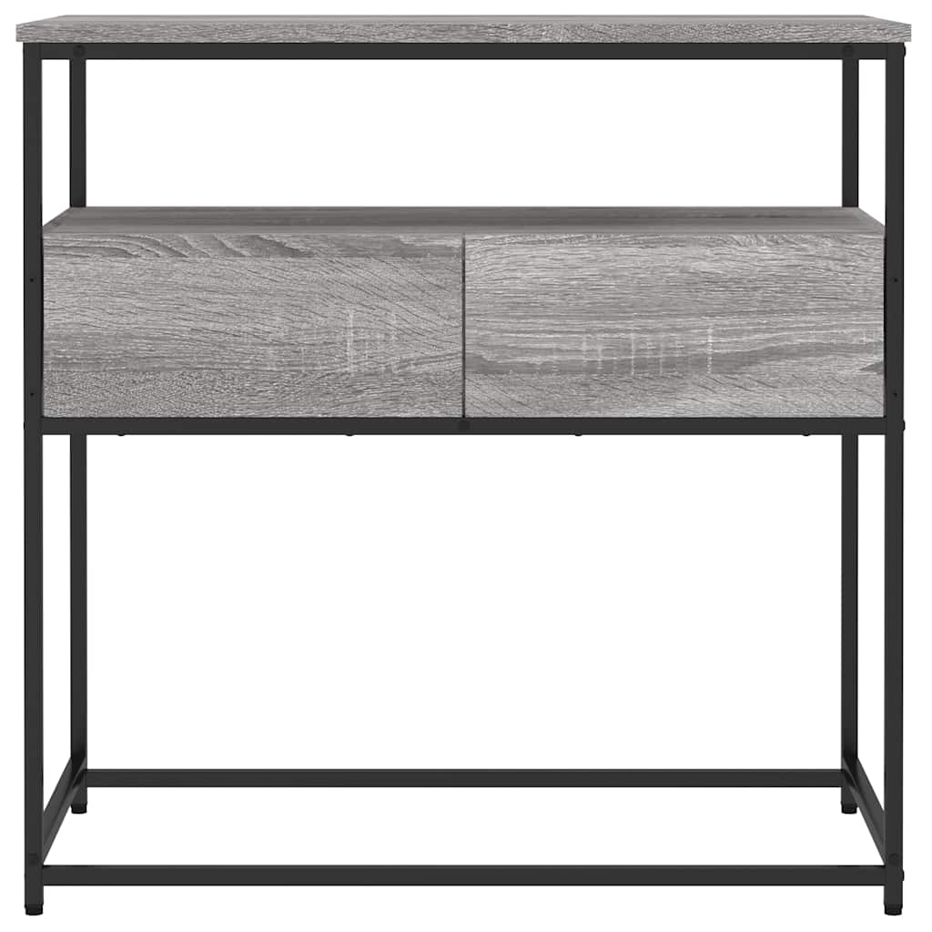 konsolbord 75x40x75 cm konstrueret træ grå sonoma-eg - Image 6