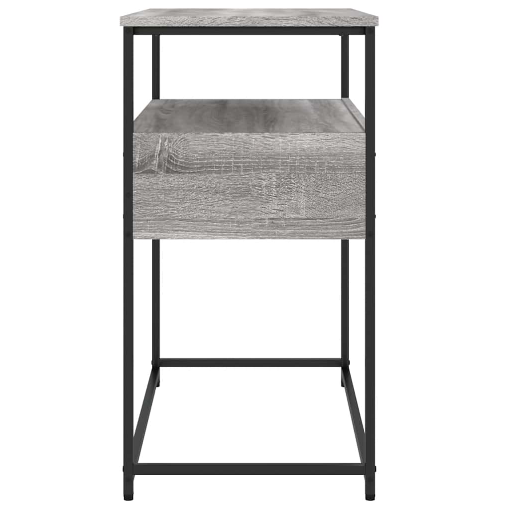 konsolbord 75x40x75 cm konstrueret træ grå sonoma-eg - Image 7
