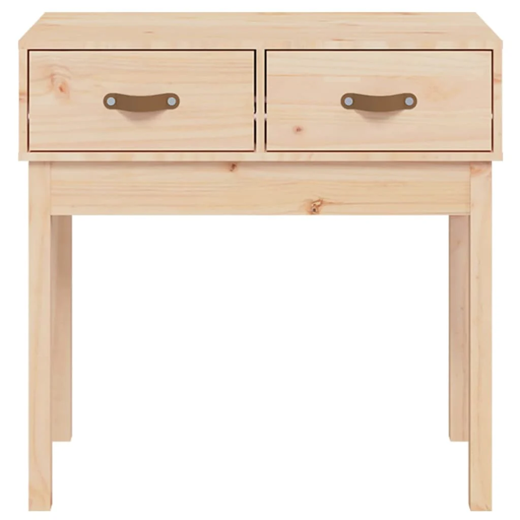 konsolbord 76,5x40x75 cm massivt fyrretræ - Image 3