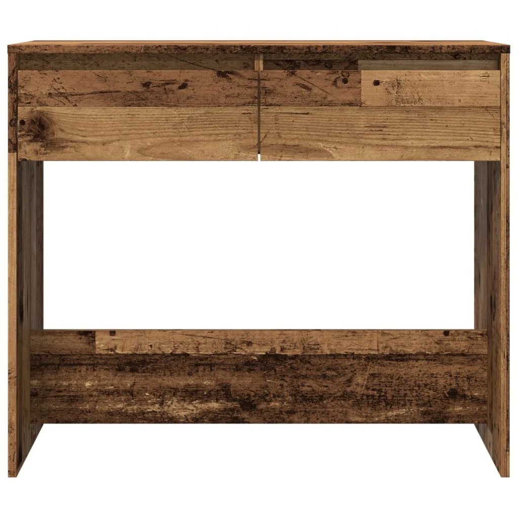 konsolbord 89x41x76,5 cm konstrueret træ antikt træ - Image 4