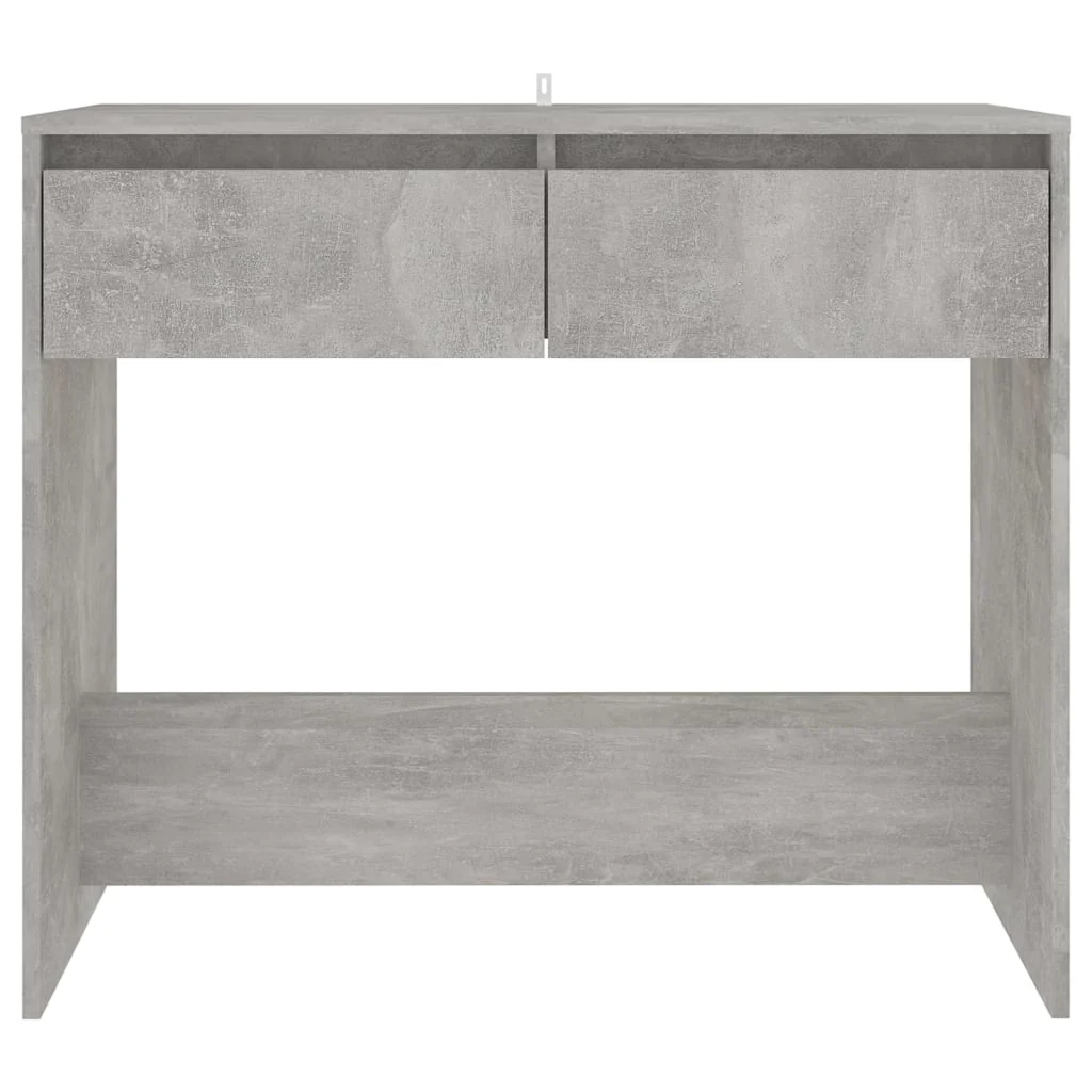 konsolbord 89x41x76,5 cm konstrueret træ betongrå - Image 5