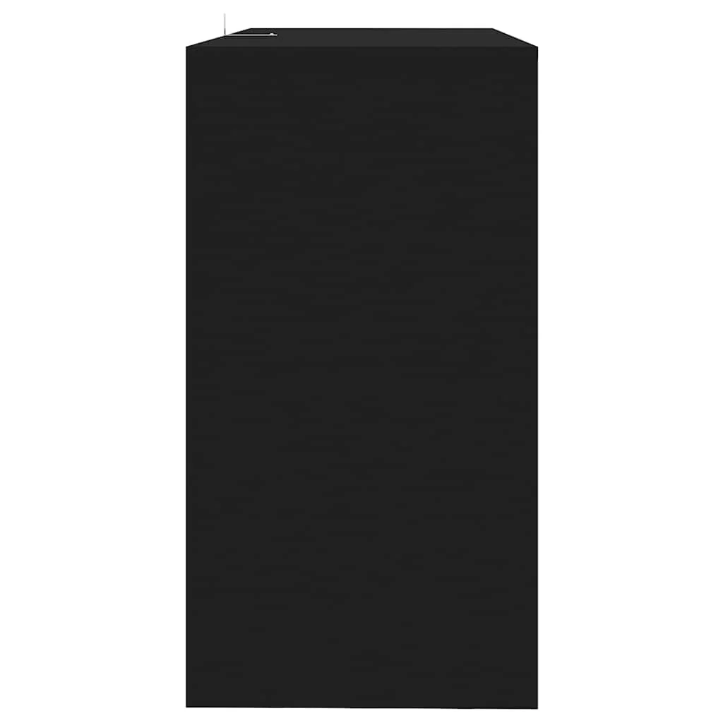 konsolbord 89x41x76,5 cm stål sort - Image 6