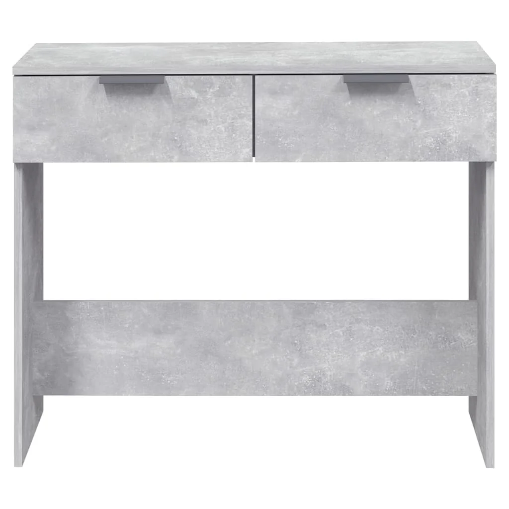 konsolbord 90x36x75 cm konstrueret træ betongrå - Image 6