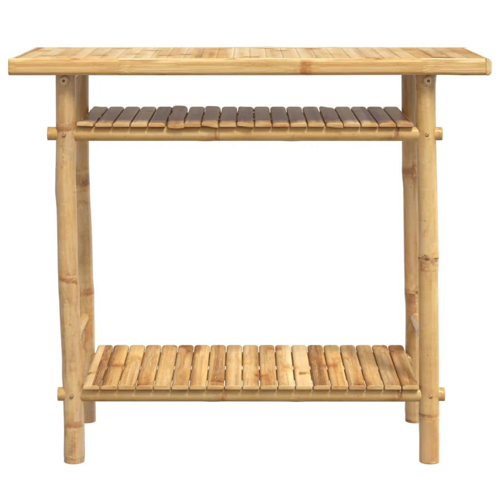 konsolbord 90x37x75 cm bambus - Image 3