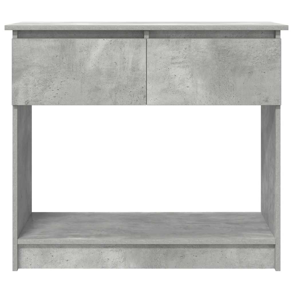 konsolbord med skuffer 85,5x38,5x74,5 cm betongrå - Image 6