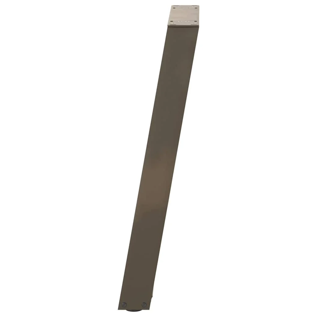 konsolbordben U-formet 2 stk. naturstål 28 x (72-73) cm stål - Image 6