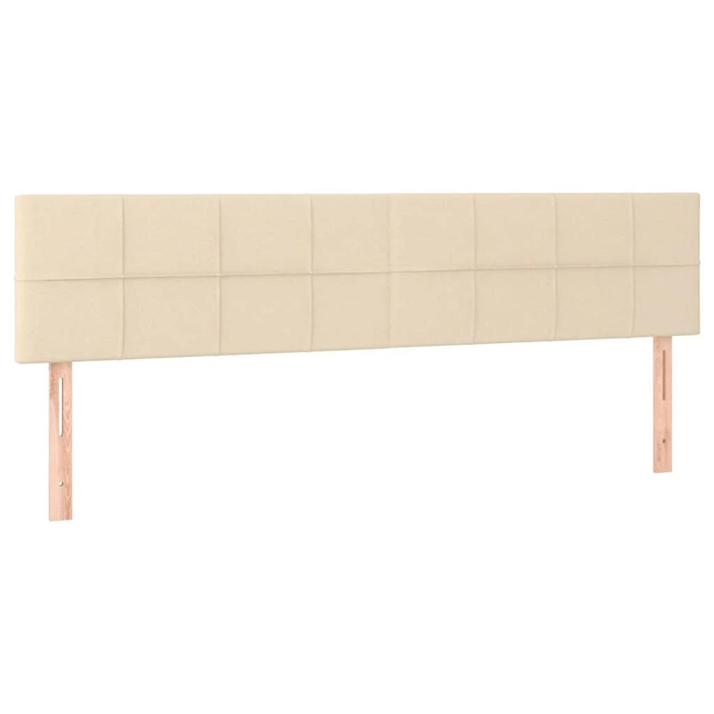 kontinentalseng med madras 120x190 cm stof cremefarvet - Image 7