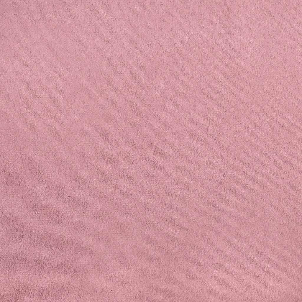 kontinentalseng med madras lyserød 90x210 cm fløjl - Image 10
