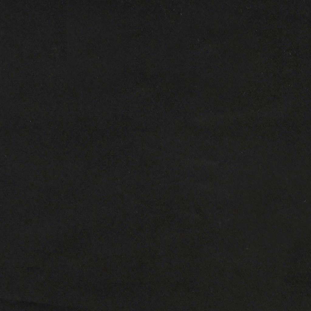 kontinentalseng uden madras 80x210 cm fløjl sort - Image 8
