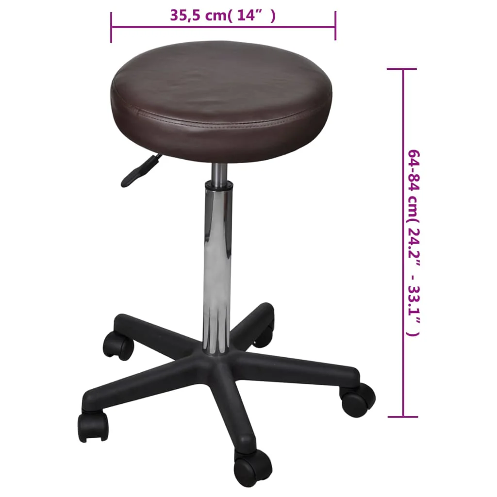kontorstol brun - Image 4
