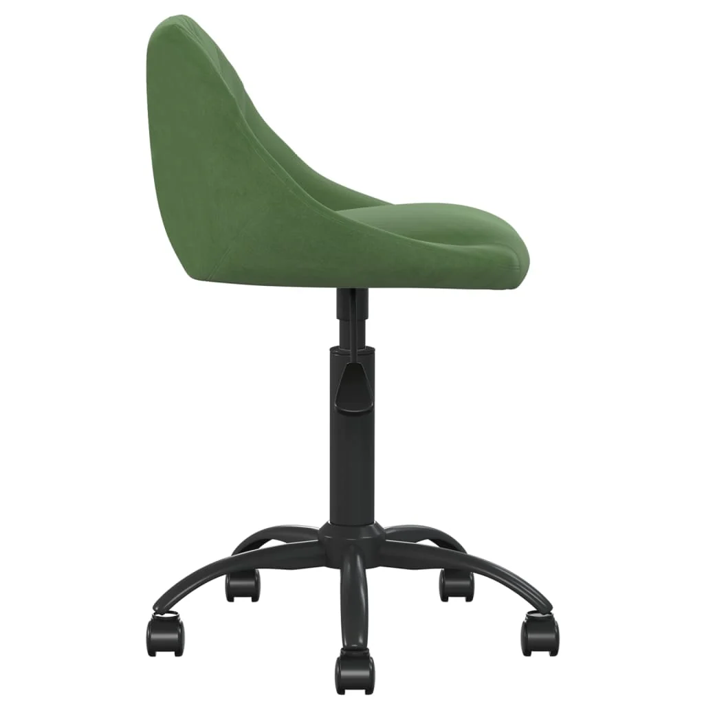 kontorstol fløjl mørkegrøn - Image 3