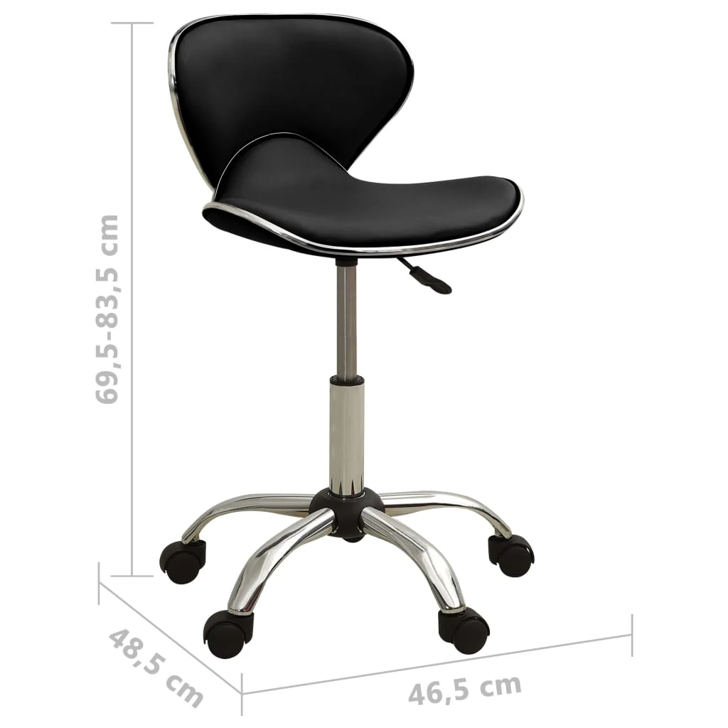 kontorstol kunstlæder sort - Image 6