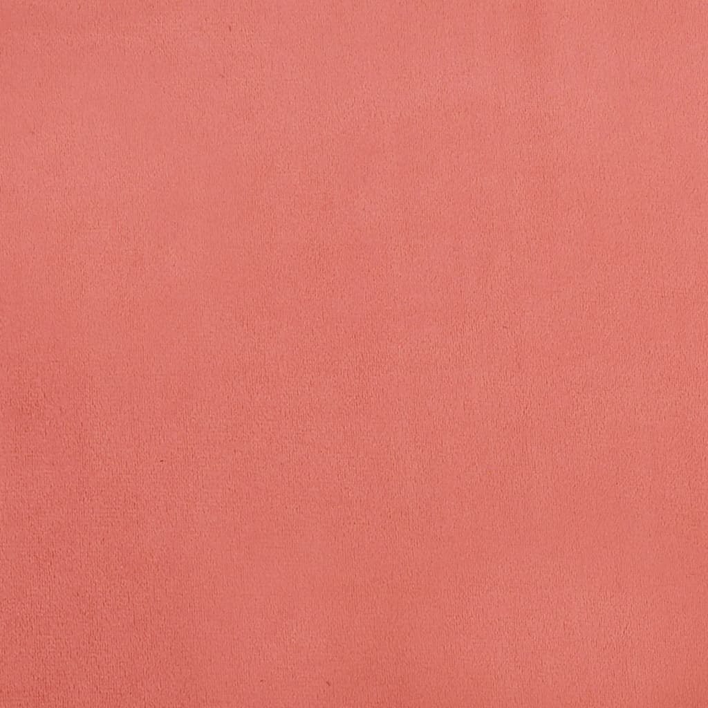 lænestol 63x76x80 cm velour lyserød - Image 7