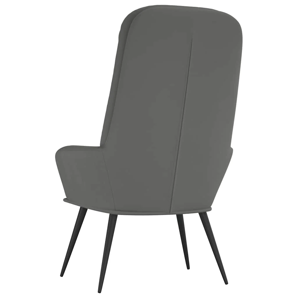 lænestol fløjl mørkegrå - Image 5